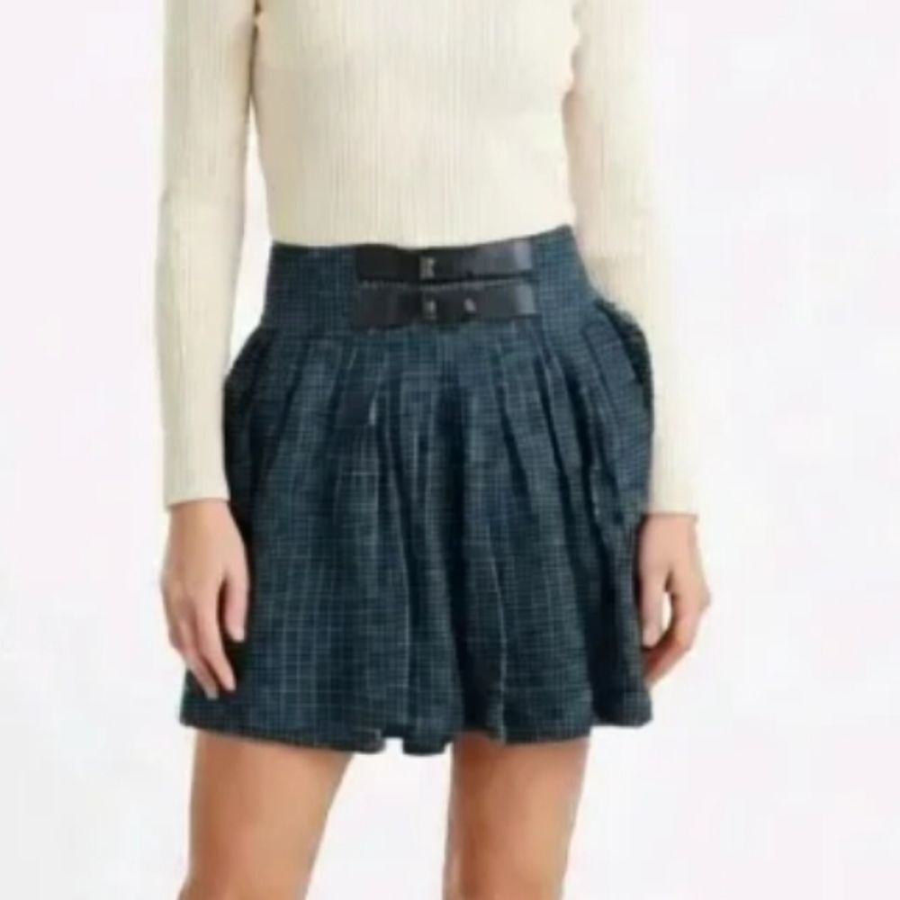 Zara Plaid Mini Skirt  